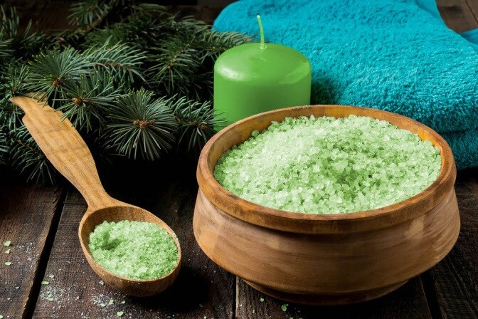 Peeling: Kräuter - Salz
