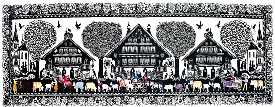 Besuchen Sie mit Ruth die Scherenschnittausstellung im Hüsy in Blankenburg